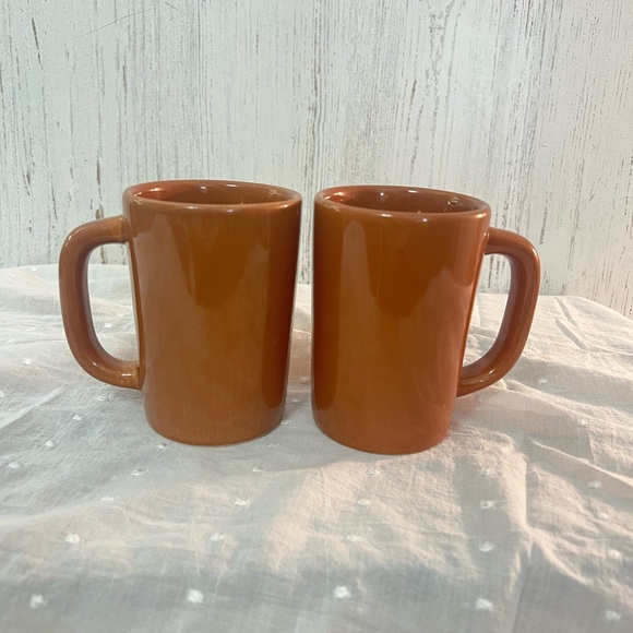 Anfora mugs 2008 rust color coffee tea cups - Picture 3 of 6